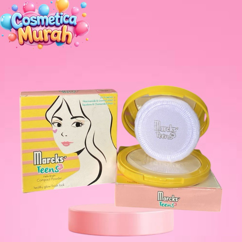 uc,x] MARCKS COMPACT POWDER - BEDAK PADAT + KACA