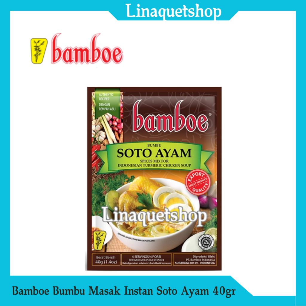 

BAMBOE Bumbu Masak Instan Soto Ayam 40gr