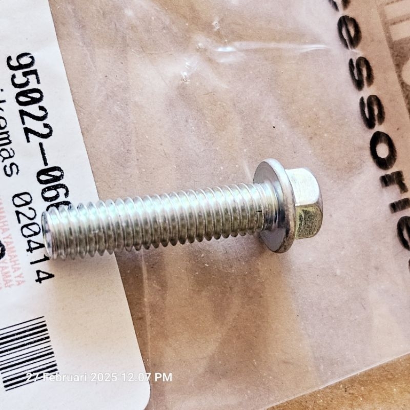 Baut 6X25 water pump N-MAX. 95022-06025