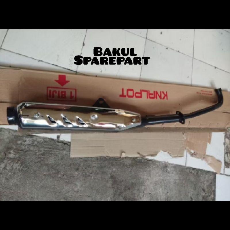 knalpot motor standar Shogun 125