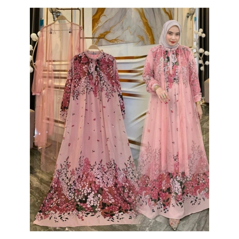 GAMIS CERUTY + OUTER TILE  BUSUI PREMIUM QUALITY MEWAH