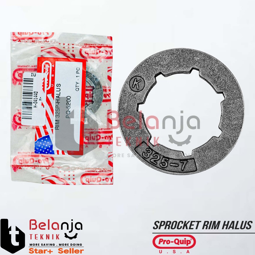 Cincin Sprocket Rim Halus Pro Quip 5200 5800 Mesin Gergaji Chainsaw