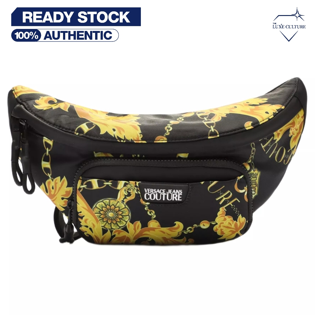 Versace Jeans Couture Chain Couture Waistbag / Tas Branded Original