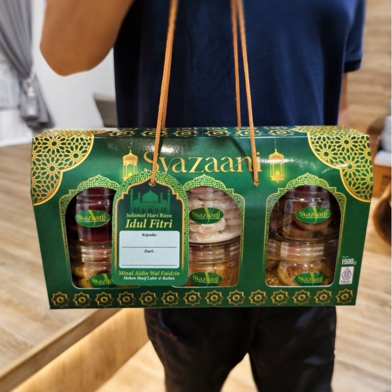 

Hampers Lebaran / Idul Fitri 6 rasa kue kering