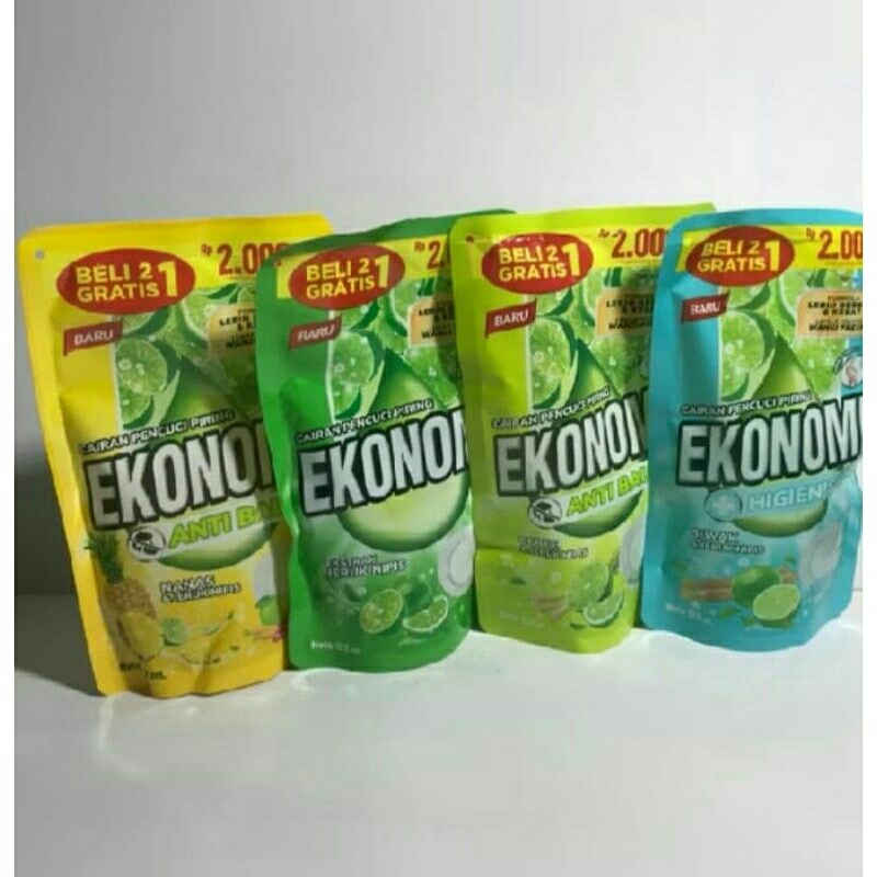 Sabun cuci piring Ekonomi 122 ml Rp 5000 3 pcs