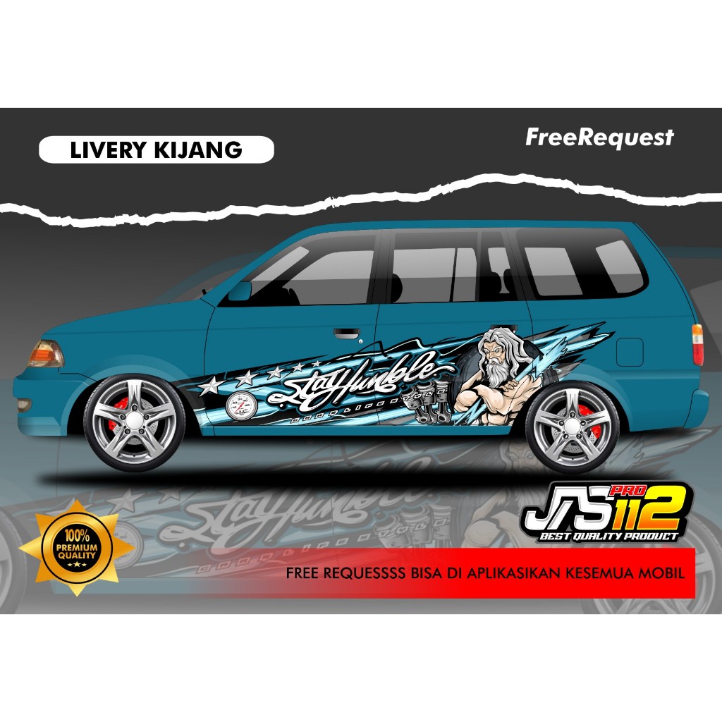Decal Mobil KIJANG KAPSUL Stiker Mobil KIJANG LGX Stiker Mobil Panther Turbo Livery Mobil KIJANG HOL