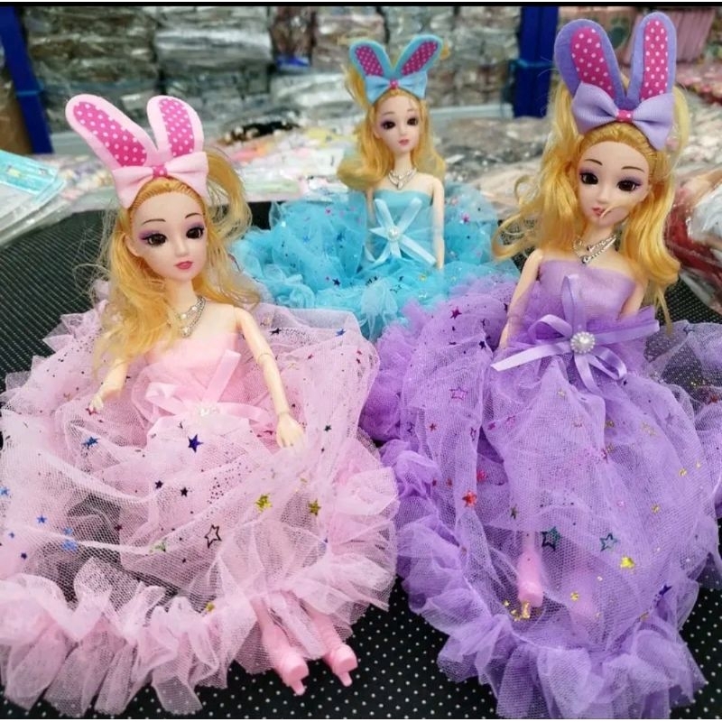 Gantungan Boneka Berbi lucu anak tangan tekuk mainan berbi