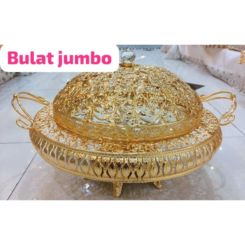 Bosara Sultan piring kaca, wadah kue kaca