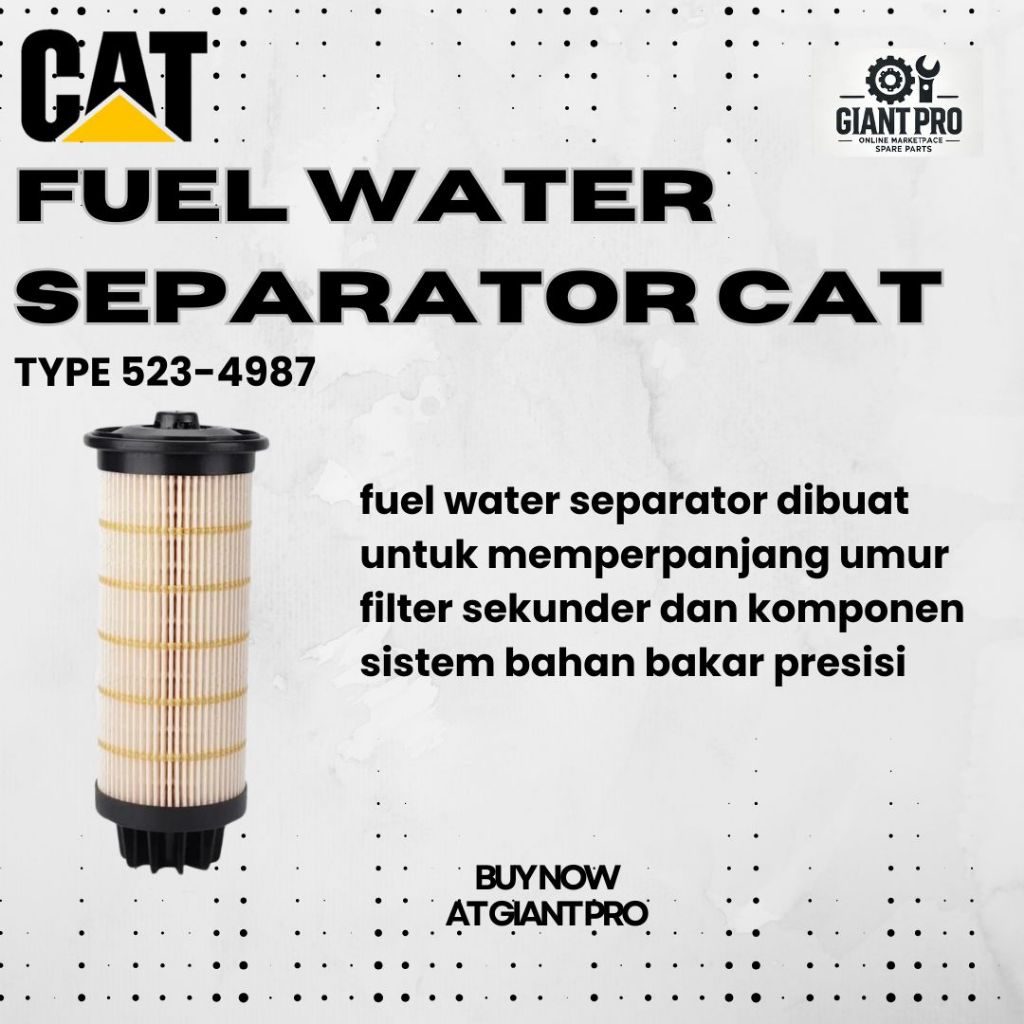 GIANT PRO FILTER WATER SEPARATOR; Fuel Filter Solar Water Separator caterpillar 5234987