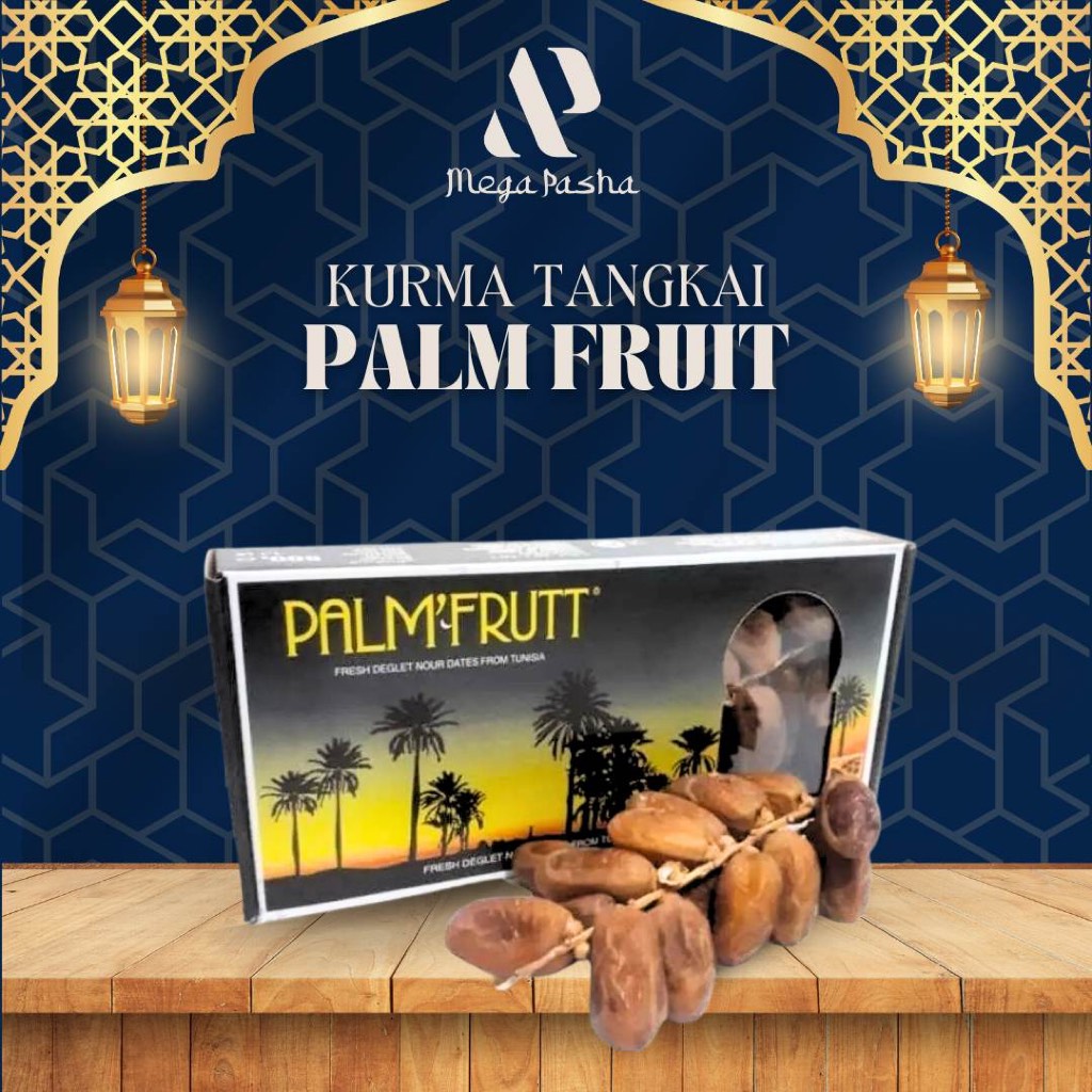

Kurma Tangkai Palm Fruit 1 Pack isi 500 gr - Mega Pasha Store