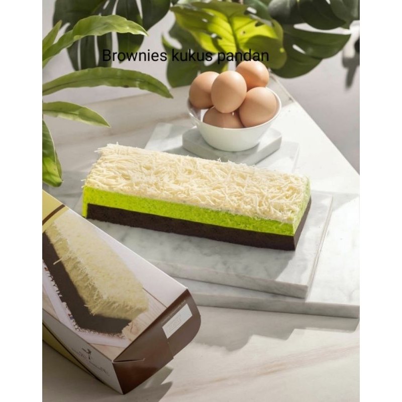Prima rasa brownies kukus pandan