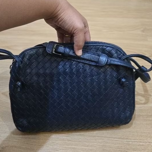 Bottega Veneta Navy Sling Bag