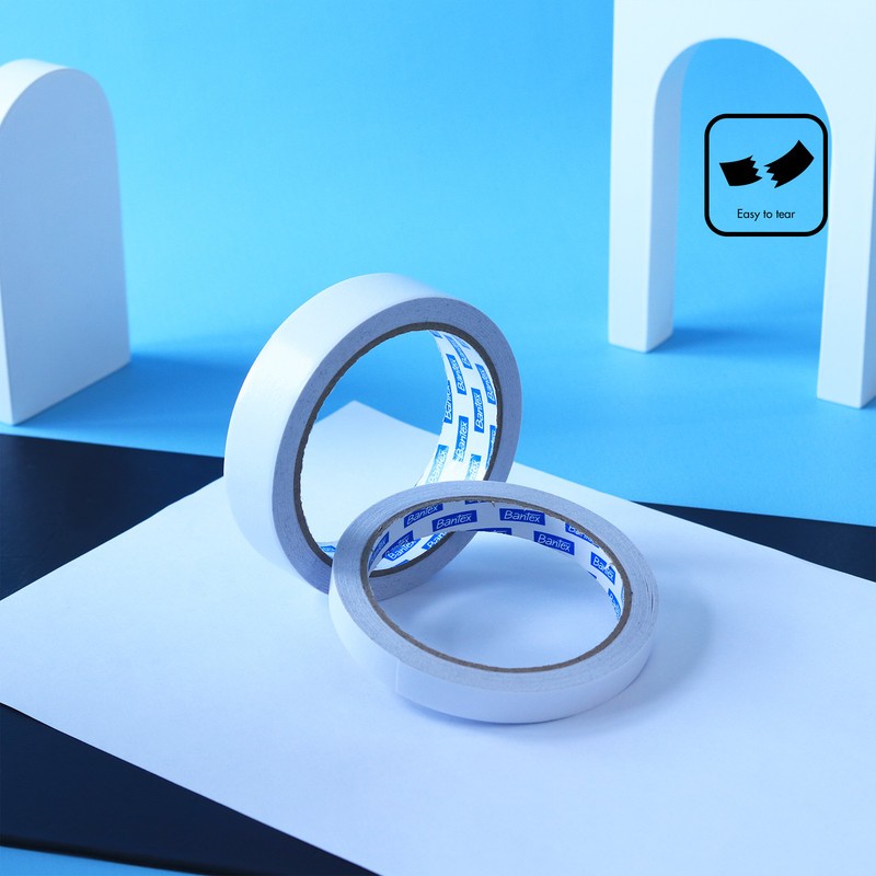 

[Pelangi Stationery] BANTEX Double Tape Dua Sisi Kuat 12mm/24mm x 15 Yard