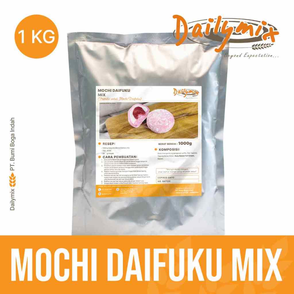 

( Dailymix ) Premix Mochi / Tepung Mochi / Mochi Daifuku Mix