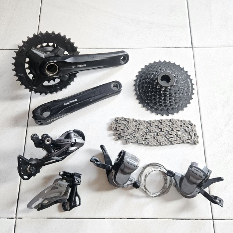 Mini Grupset Shimano Alivio M4000 9 Speed