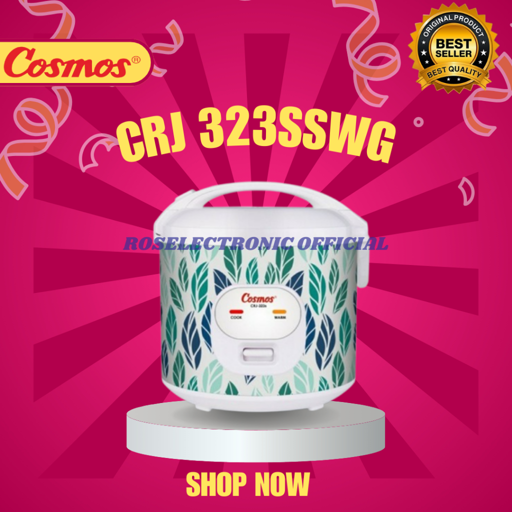 RICE COOKER COSMOS CRJ323sSWG 1.8L ORIGINAL MURAH/CRJ-323-sSWG/CRJ 323 sSWG/CRJ-323sSWG/CRJ 323sSWG
