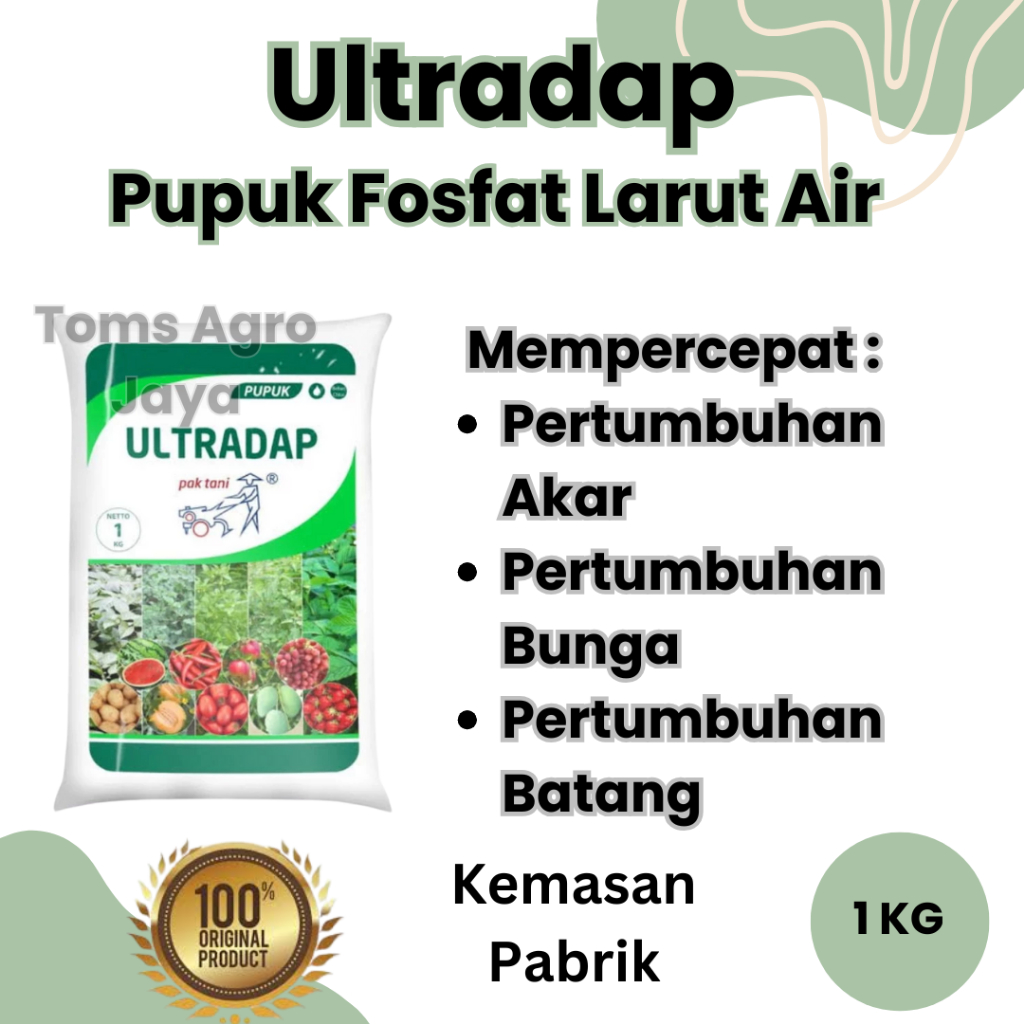 Pupuk Ultradap Pak Tani 1KG PUPUK FOSFAT