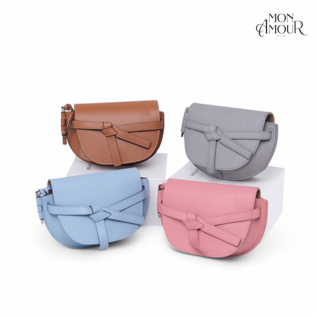 [READY STOCK] LOEWE MINI GATE DUAL BAG in SOFT CALFSKIN JACQUARD