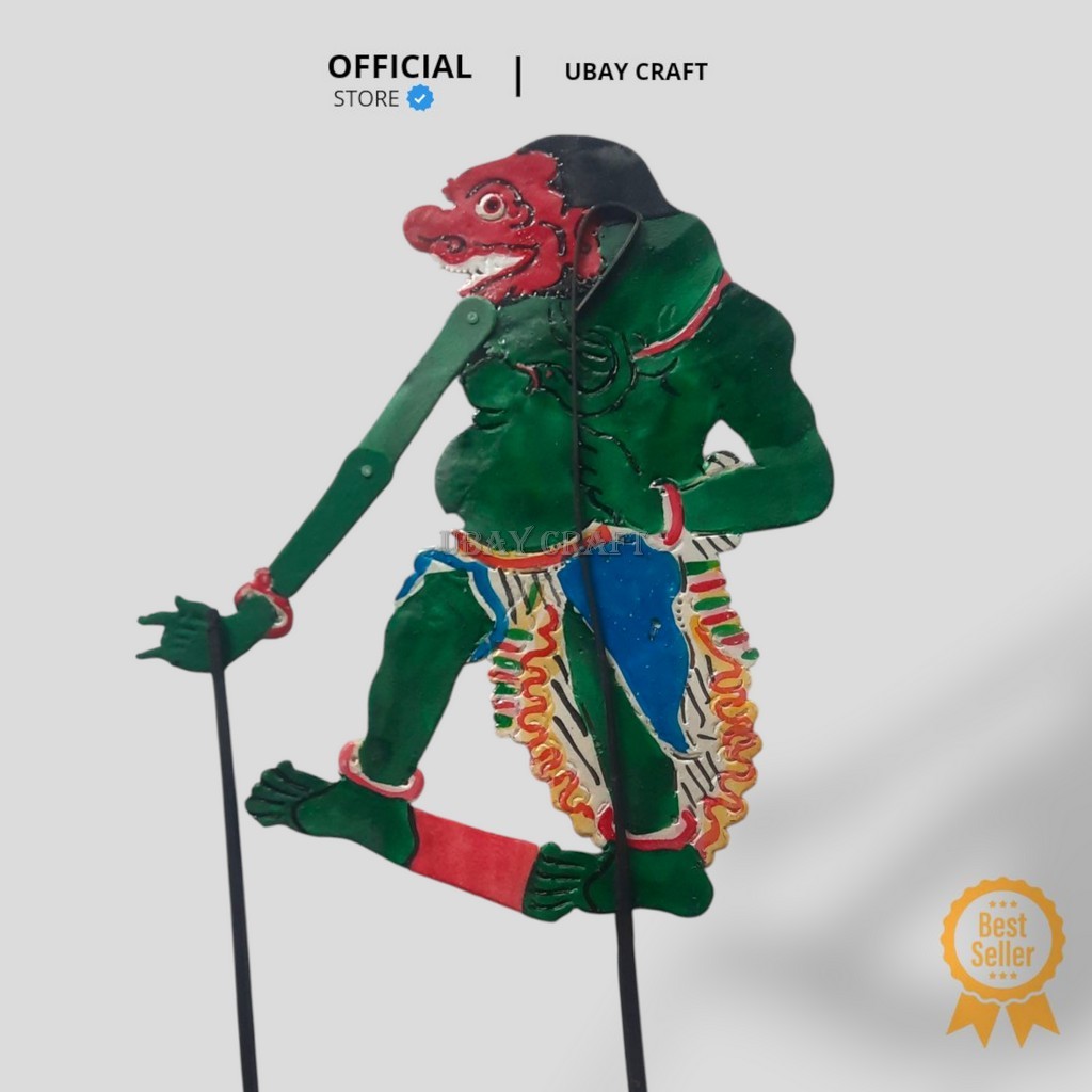 WAYANG KULIT WAYANG MAINAN BUTO IJO TINGGI -+45CM