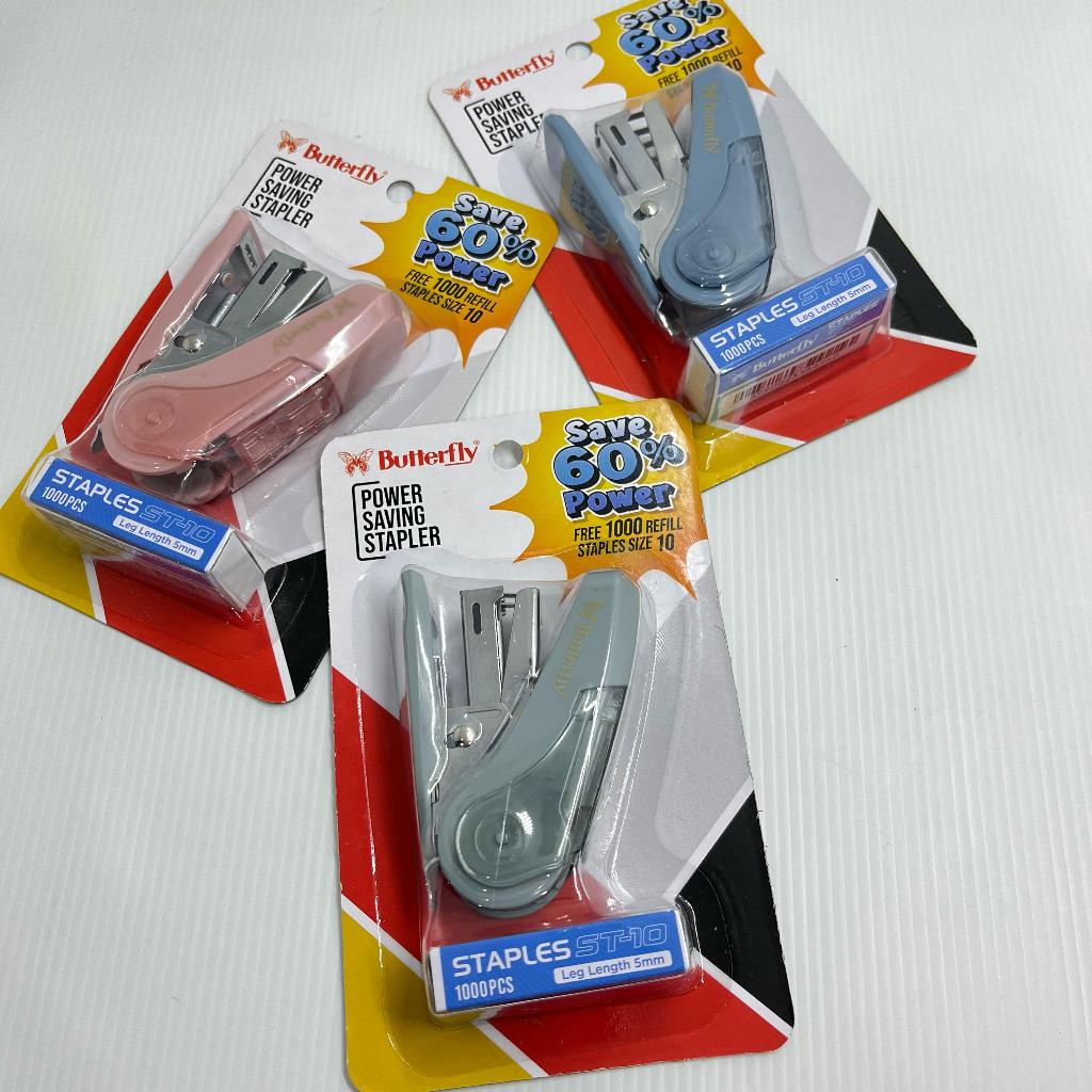 

Staples butterfly / Butterfly Power Saving Stapler / Mesin Staples 1 pcs