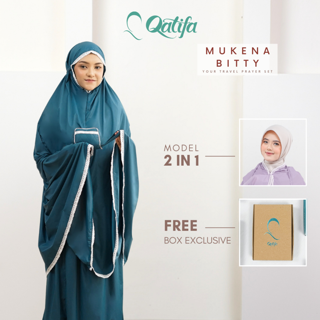 QATIFA Mukena Travel Bitty tanpa sajadah