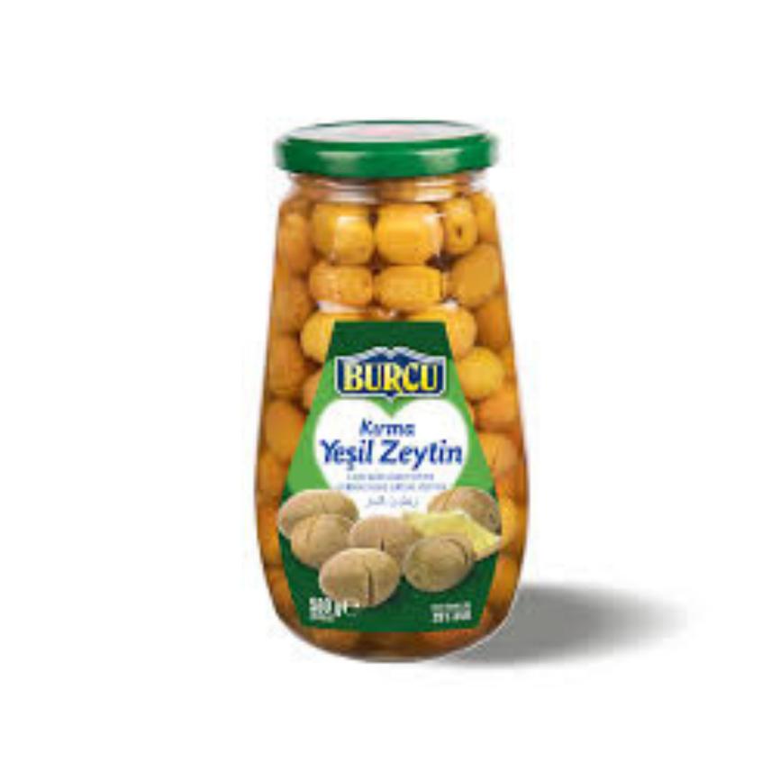 

Maknyuss1 Burcu Cracked Green Olive 580G Kurma Yesil Zeytin