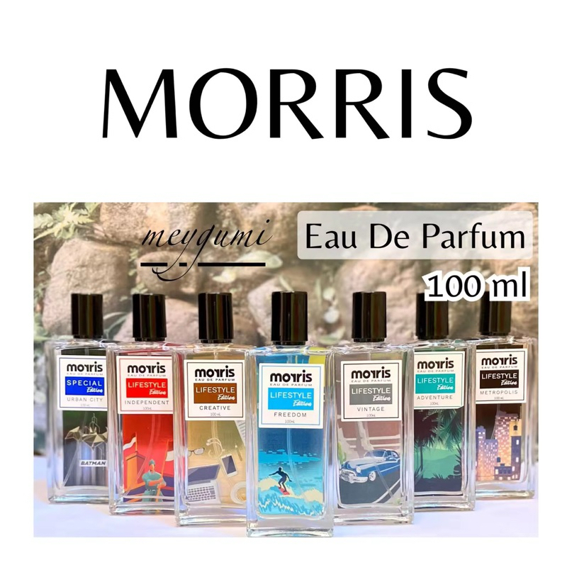 MORRIS EAU DE PARFUM Lifestyle Edition 100ml - Parfum Pria | packing kardus+bubble wrap | eau de par