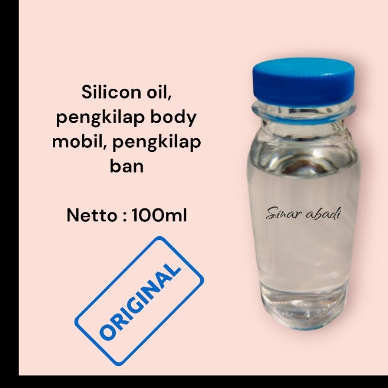 Silicon oil/pengkilap body motor/pengkilap ban @100ml