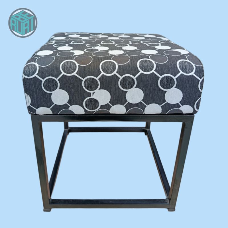STOOL KOTAK/SOFA STOOL KOTAK/STOOL KOTAK KAKI BESI/KURSI KAKI BESI