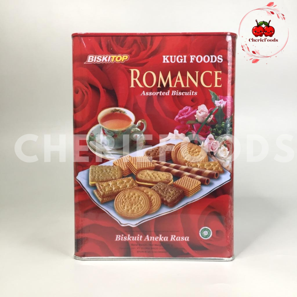 

Biskuit Kaleng Lebaran / BISKITOP KUGI ROMANCE 700gr / Halal