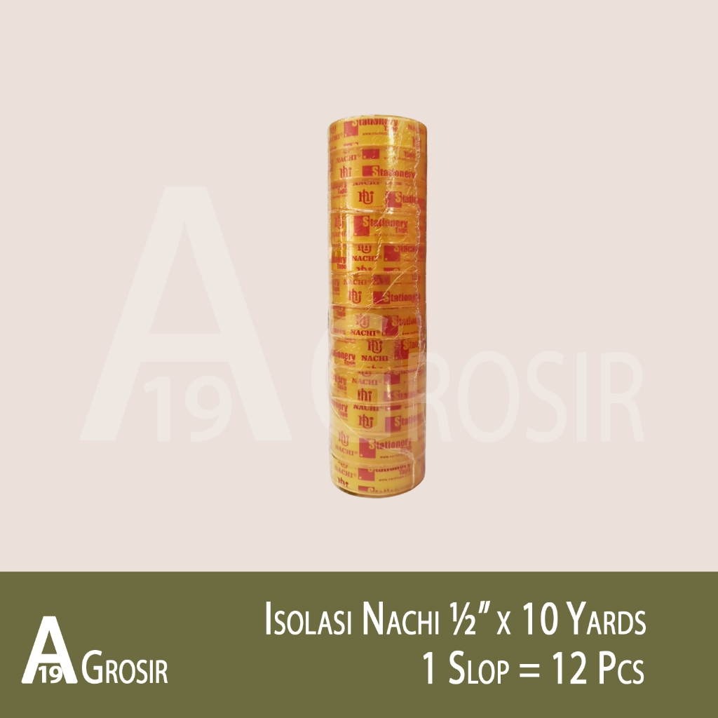 

(1SLOP=12PCS) Isolasi Nachi 12mm 10 Yards