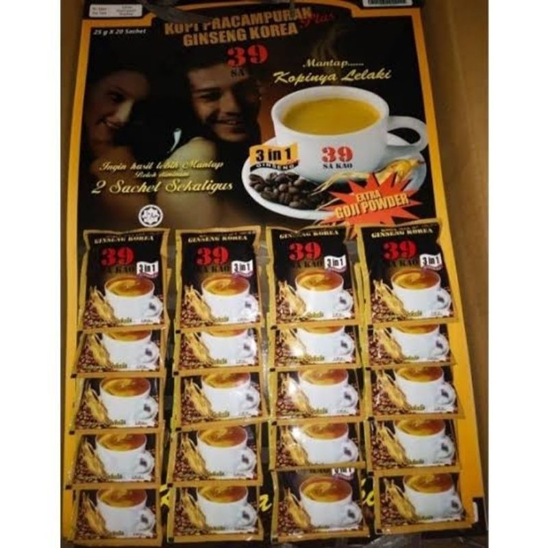KOPI 39 isi 20 sachet
