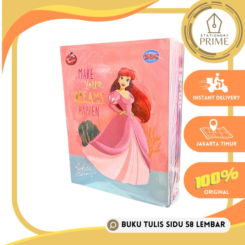 

Buku Tulis Sinar Dunia / SIDU 58 lembar Marvel Mobile Legends Timnas Disney Princess ( 1 Pack isi 10