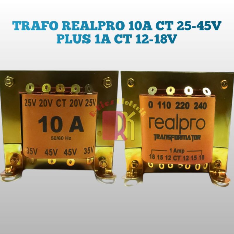 TRAFO 10 AMPER 45 VOLT CT REALPRO