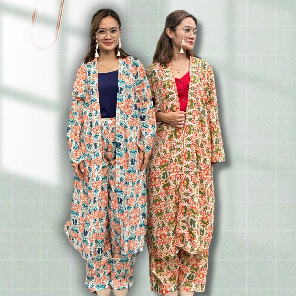 Setelan Outer Nirmala HaluanBali - Raya Series - Outfit Lebaran Wanita Premium & Anggun