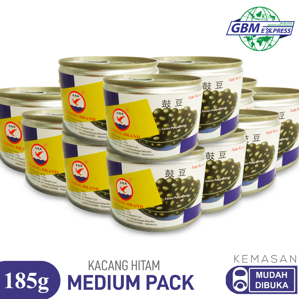 

Herring Brand Medium Pack Canned Black Bean 185g - 24 Pcs