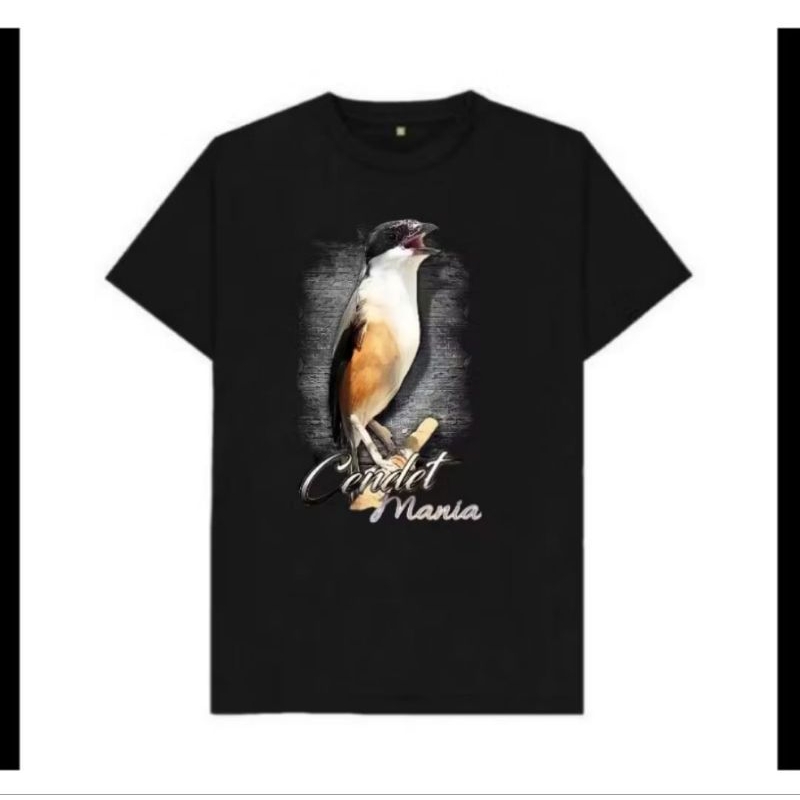 KAOS CENDET MANIA GAMBAR BURUNG CENDET//T-SHIRT NEW