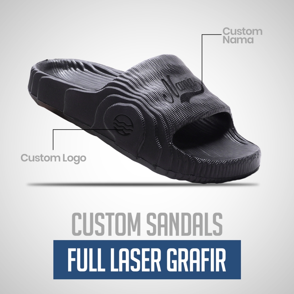 Ohio * Sandal Pria Custom I Sandal Slop Pria Wanita l Sandal Slide Pria Casual I Sendal Rumah Ringan