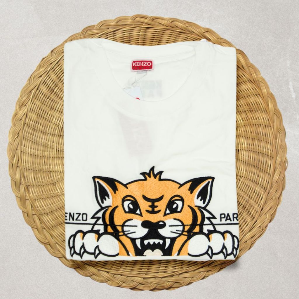 T Shirt T Shirt Vintage Kenzo White Tiger T-Shirt Tshirt