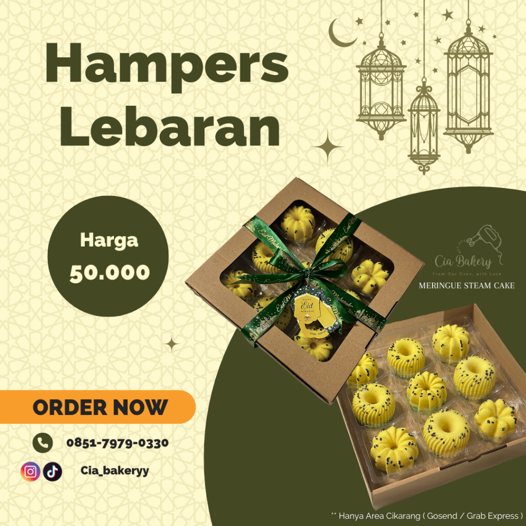 

Hampers Lebaran / Hampers Ramadhan / Meringue Steam Cakee