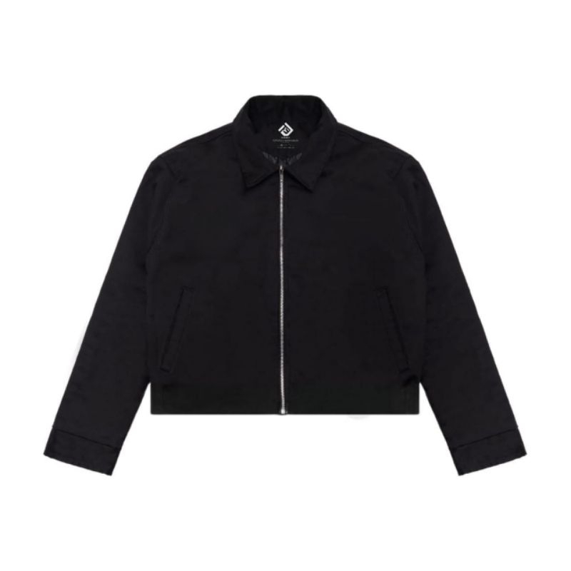 Dream - Work Jacket Boxy - "Vitune" - Jaket Kerja Hitam Polos Unisex