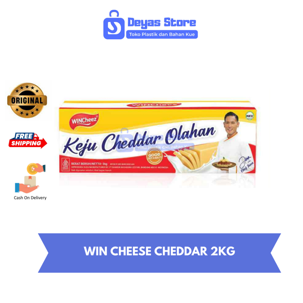 

Wincheez Cheddar Cheese/Keju Wincheez -2kg