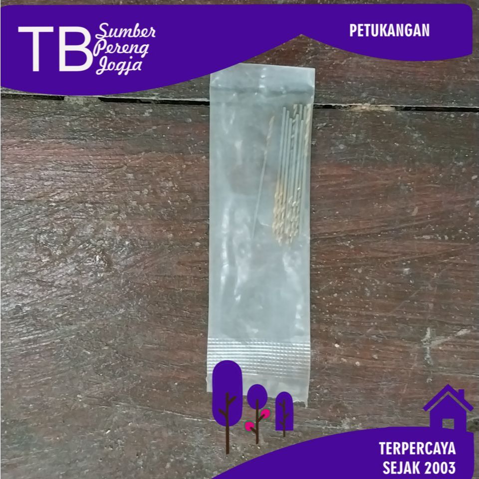 Mata Bor Besi HSS Kuning 1,5 MM Panjang 4 MM