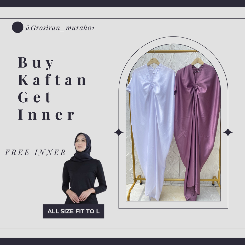 Kaftan Satin Silk Premium Kaftan Polos Mewah Kaftan Wanita Polos Bahan Satin Maxmara Premium Lebaran