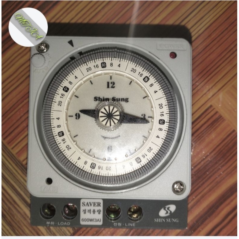 Michanical Timer switch   SHIN SUNG  Model: SSW-16RPs   AC 220V , 800(600)W ,  50/60Hz