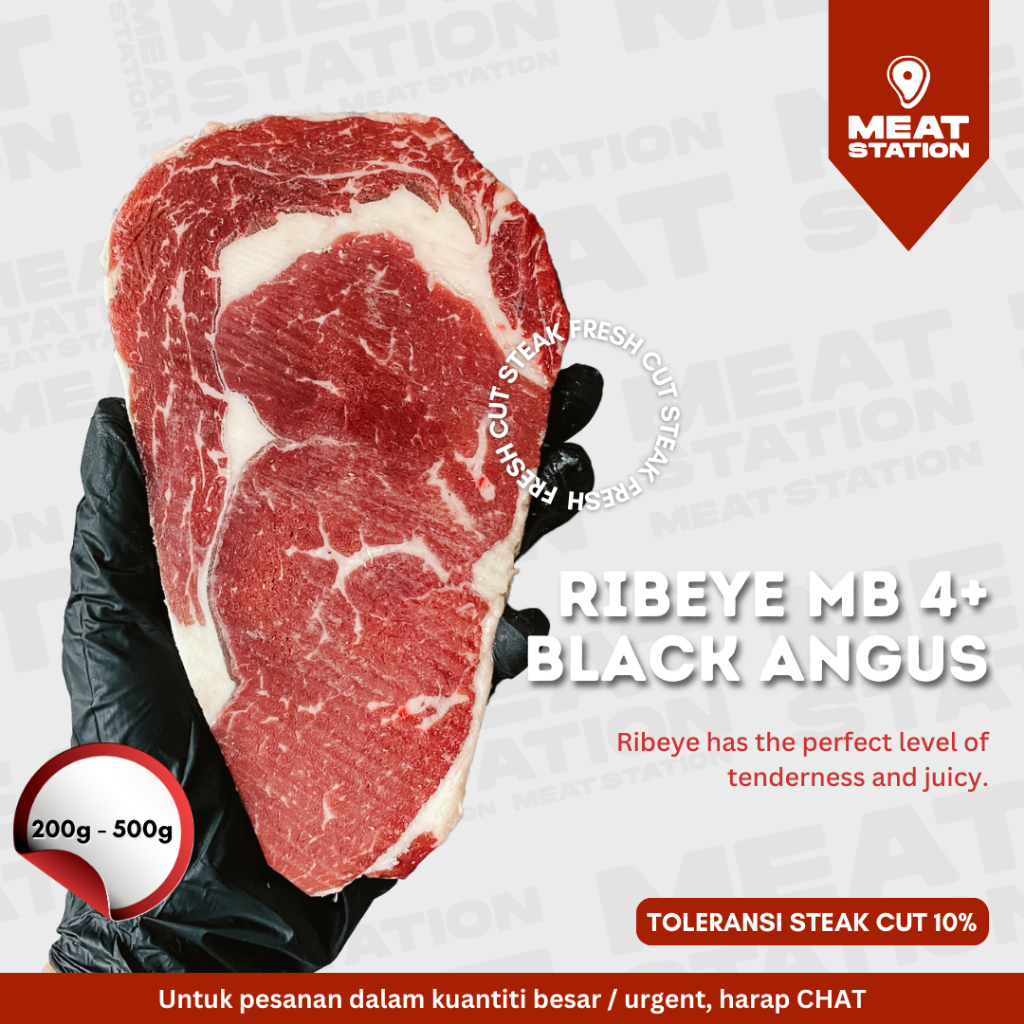 

Ribeye MB 4+ Black Angus / Beef Steak / Beef Import