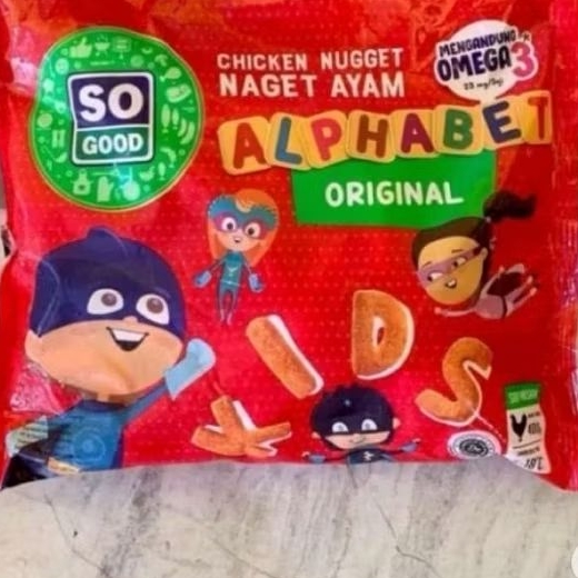 

so good naget alphabet