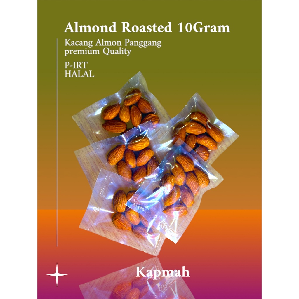 

Roasted Almond 10Gram - Kacang Almond Panggang 10Gram