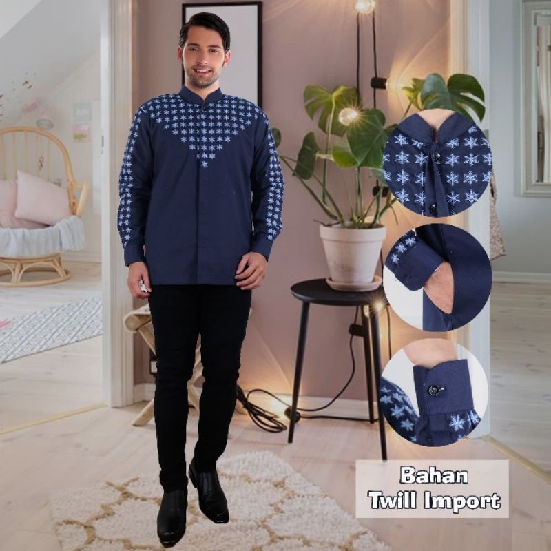 Koko Lengan panjang Bordir✓✓GOAL INDONESIA ORIGINAL