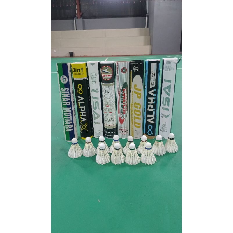 Shuttleock Cock Bekas Buat Latihan 24 Pcs